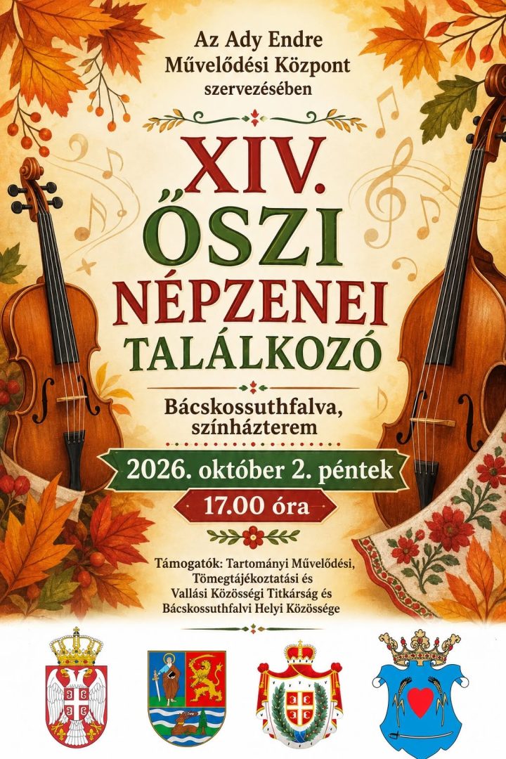 BÁCSKOSSUTHFALVÁN MUTATKOZOTT BE A DÚDOLÓ ÉNEKEGYÜTTES-XIV. Őszi népzenei találkozó